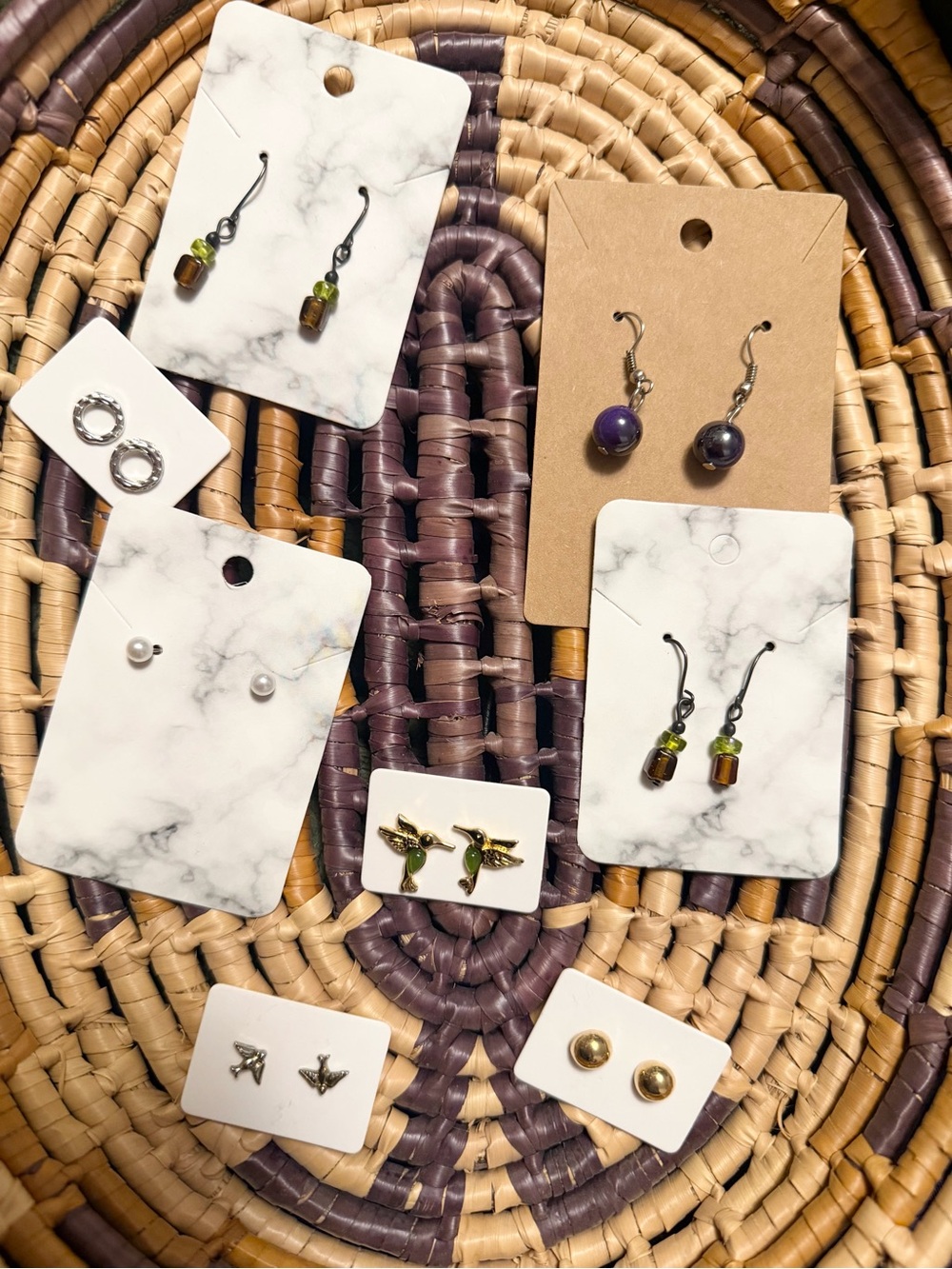Curated Cottagecore & Nature-Inspired Earring Collection | 8 Pairs